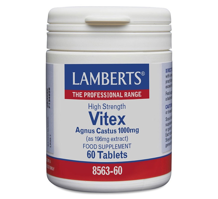 Vitex Agnus Castus 1000 Mg (Sauzgatillo) 60 Comprimidos Lamberts