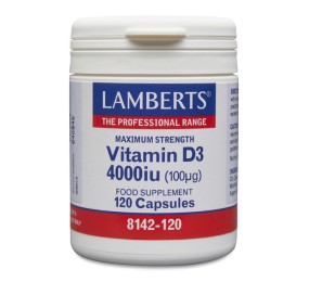Vitamina D-3 4000 Ui 120 Comprimidos Lamberts