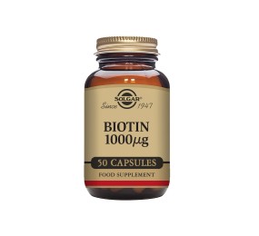 Biotina 1000 μg 50 Cápsulas Solgar