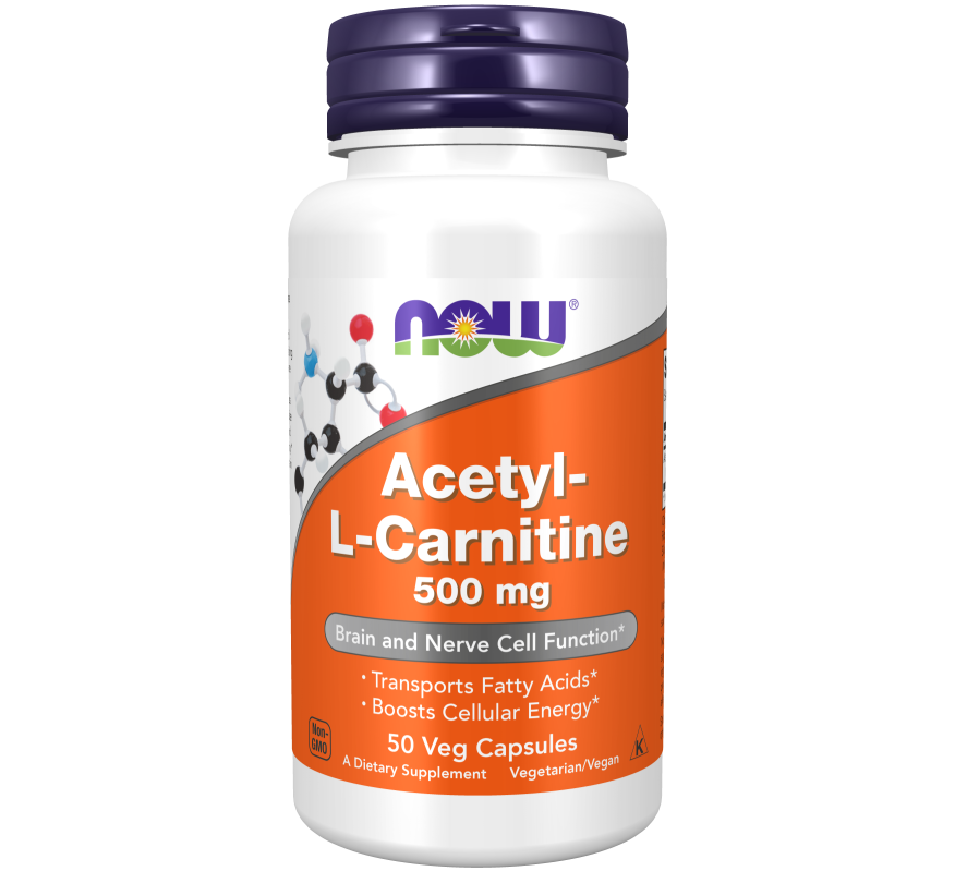 Acetyl L-Carnitine 500 Mg 50 Cápsulas Now