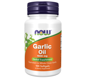 Garlic Oil 1500 Mg 100 Cápsulas Now