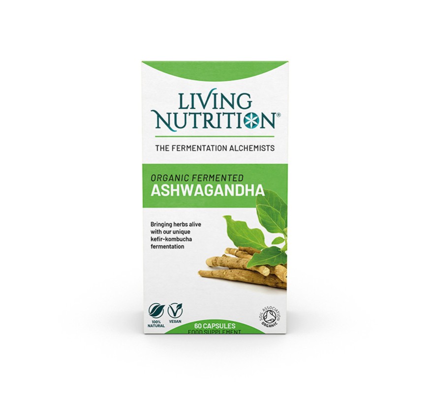 Ashwagandha Fermentada Bio 60 Cápsulas Living Nutrition
