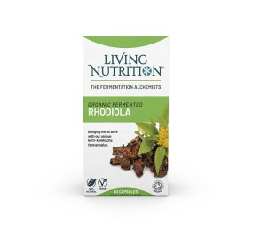 Rhodiola Fermentada Bio 60 Cápsulas Living Nutrition