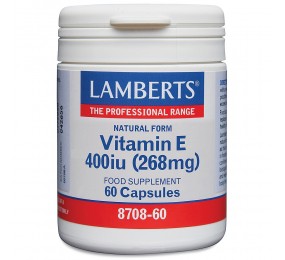 Vitamina E-Natural 400 U.I. Lamberts