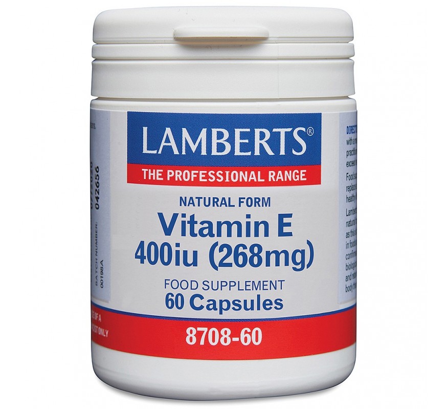 Vitamina E-Natural 400 U.I. Lamberts