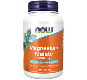 Magnesium Malate (1000 Mg) 180 Comprimidos Now