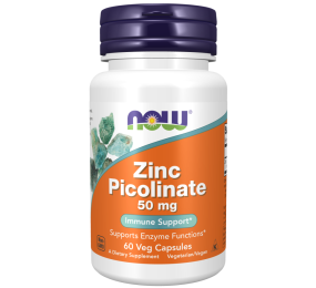 Zinc Picolinate 50 Mg 60 Cápsulas Vegetais Now