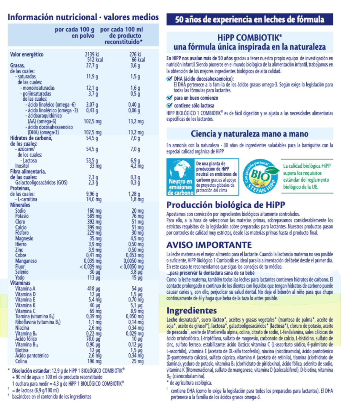 Leite Combiotik 3 De Crescimento Bio