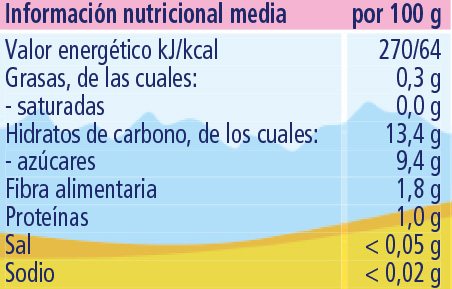 Puré De Frutas Variadas Com Cereais Bio